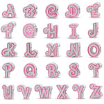 Pink Letter A~Z Alphabet Charm
