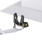 Playful Black Cat Charm