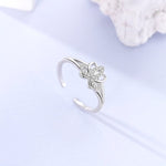 Radiant Gemstone Adjustable Ring