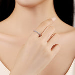 Rainbow Crystal Stackable Ring