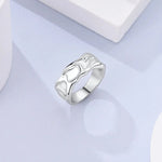 S925 Sterling Silver Wave Ring