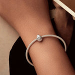 Sleeping Bunny in Floral Egg Charm