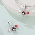 Snow White with Apple, Mirror, & Flower Dangle Charm