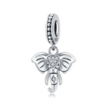 Sparkling Elephant Dangle Charm