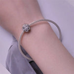 Radiant Bloom Sparkling Flower Charm