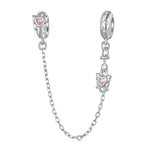 Spring Butterfly Safety Chain Charm