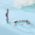 Star & Moon Hoop Earrings