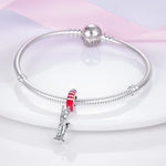 Statue of Liberty Monument USA Flag Dangle Charm