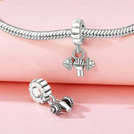 Strength & Dumbbell Dangle Charm