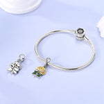 Sunflower Bouquet Dangle Charm