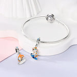 Surfer Cat Summer Dangle Charm