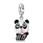Surprised Panda Dangle Charm