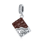 Sweet Love Chocolate Bar with Bear Dangle Charm