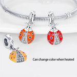Temperature Changing Color Ladybug Charm