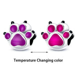 Temperature Changing Color Paw Charm