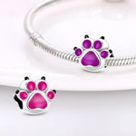 Temperature Changing Color Paw Charm