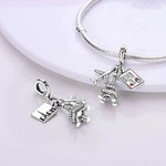Travel to Paris Eiffel Tower Love Dangle Charm