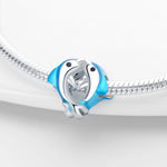 Two Dolphins Charm