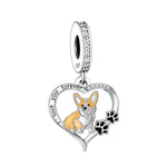 Welsh Corgi Dog Charm