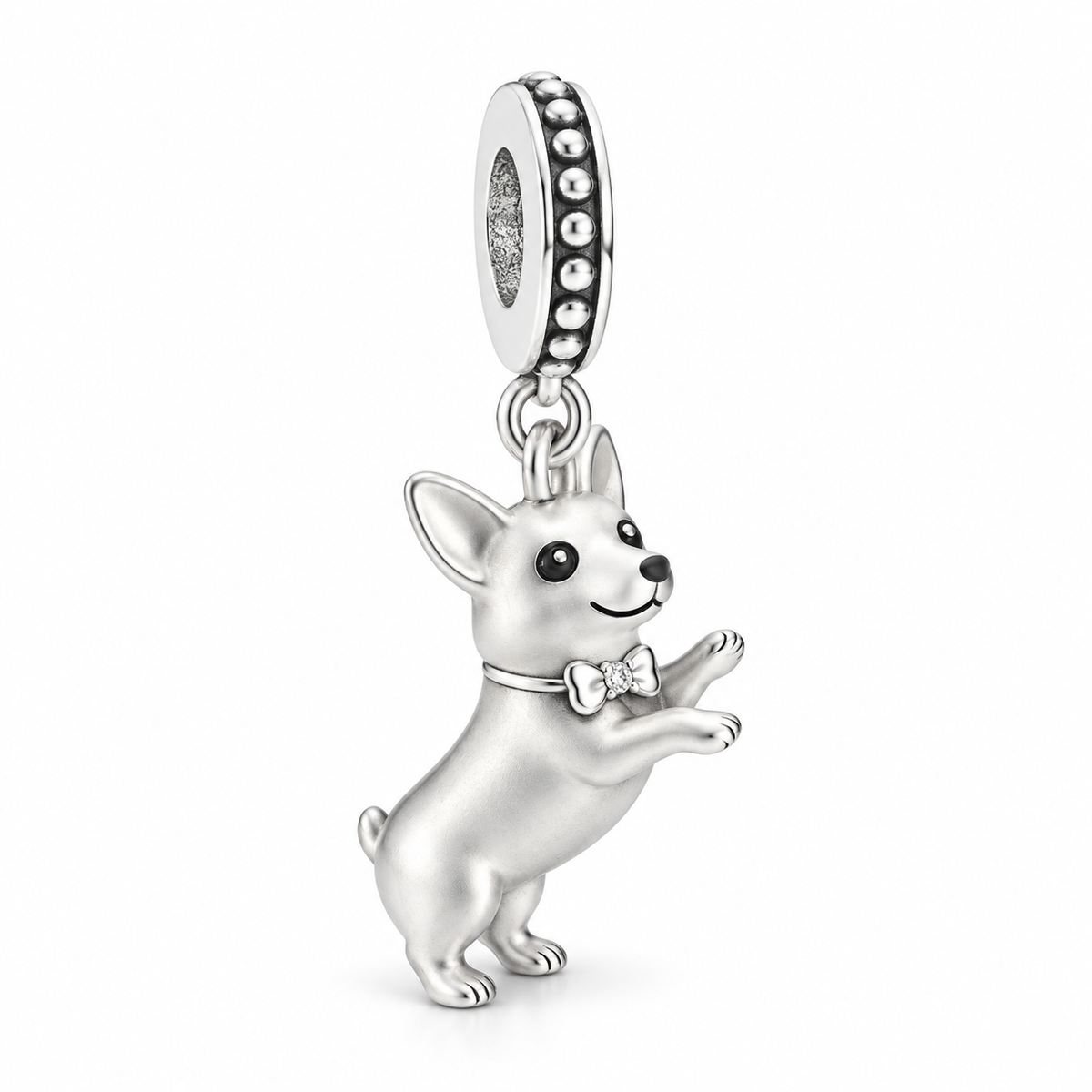 Chihuahua 925 Sterling Silver Dangle Charm – Pandora Compatible