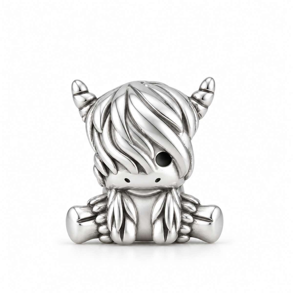 Baby Highland Cow Calf 925 Sterling Silver Charm – Pandora Compatible