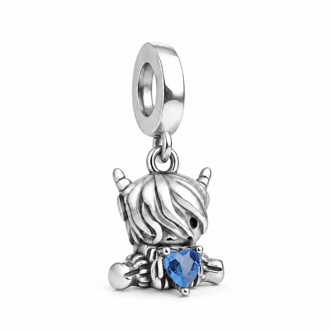 Baby Highland Cow Calf 925 Sterling Silver Charm – Pandora Compatible