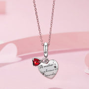 A Mother's Love Knows No Bounds Heart Dangle Charm
