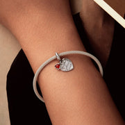 A Mother's Love Knows No Bounds Heart Dangle Charm
