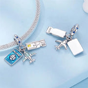 Air Travel Adventure Trio Dangle Charm