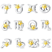 Gold Star Astrology Signs Zodiac Constellation Charms