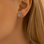 Autumn Maple Cluster Stud Earrings