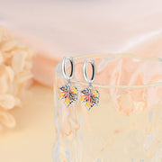 Autumn Maple Leaf Drop Earrings