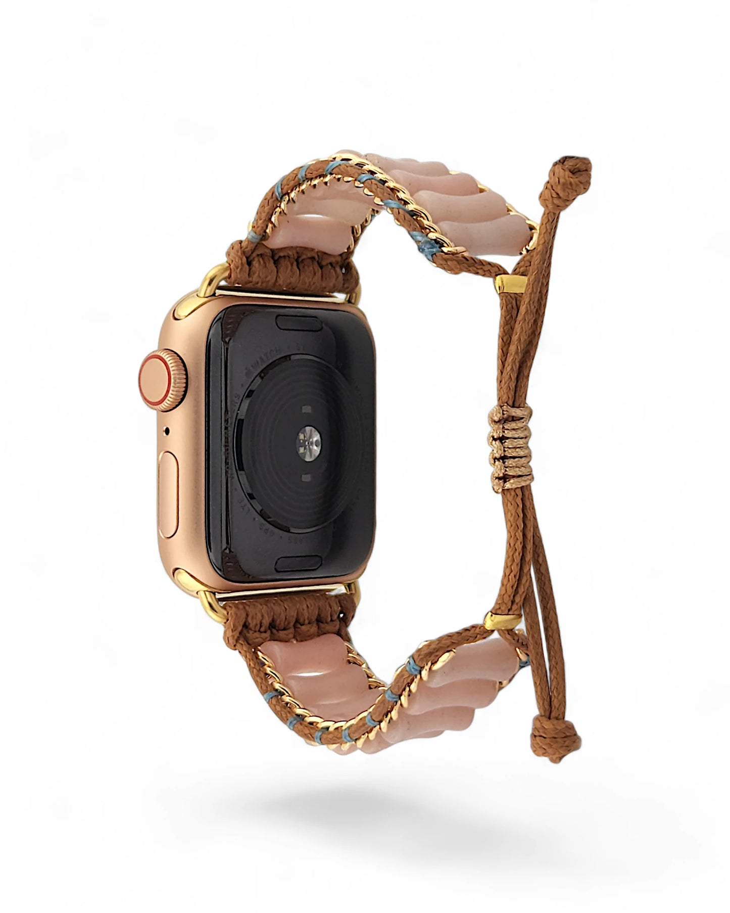 Beige Jade Inlay Apple Watch Band