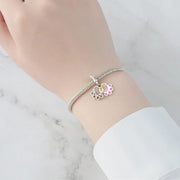 Best Friend Colorful Pawprint Dangle Charm