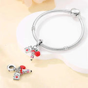 Best Teacher Triple Dangle Charm