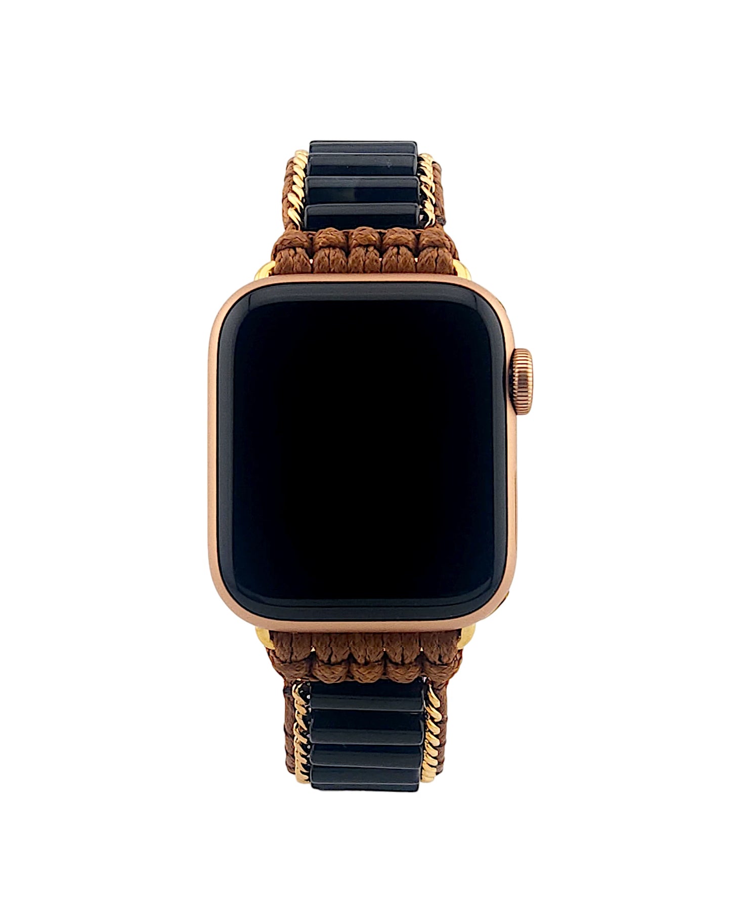 Black Onyx Inlay Apple Watch Band