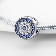 Blue Crystal Evil Eye Charm