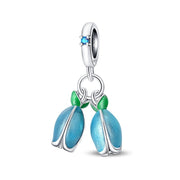 Blue Fruit Double Dangle Charm