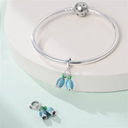 Blue Fruit Double Dangle Charm