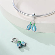 Blue Fruit Double Dangle Charm