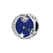 Blue Galaxy Charm
