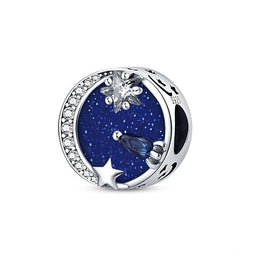 Blue Galaxy Charm