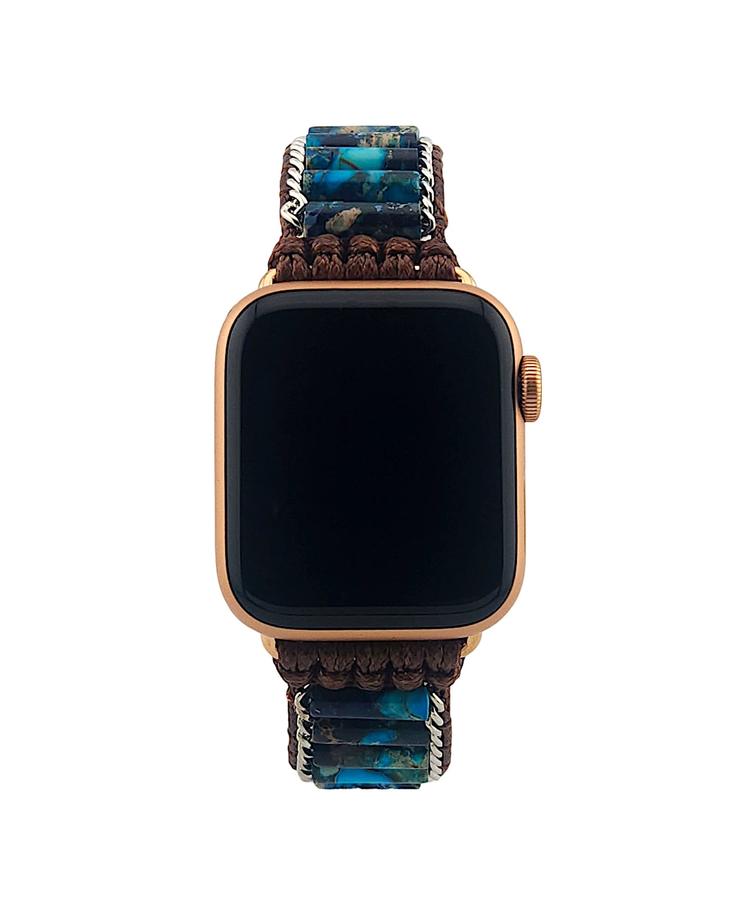 Blue Imperial Jasper Inlay Apple Watch Band