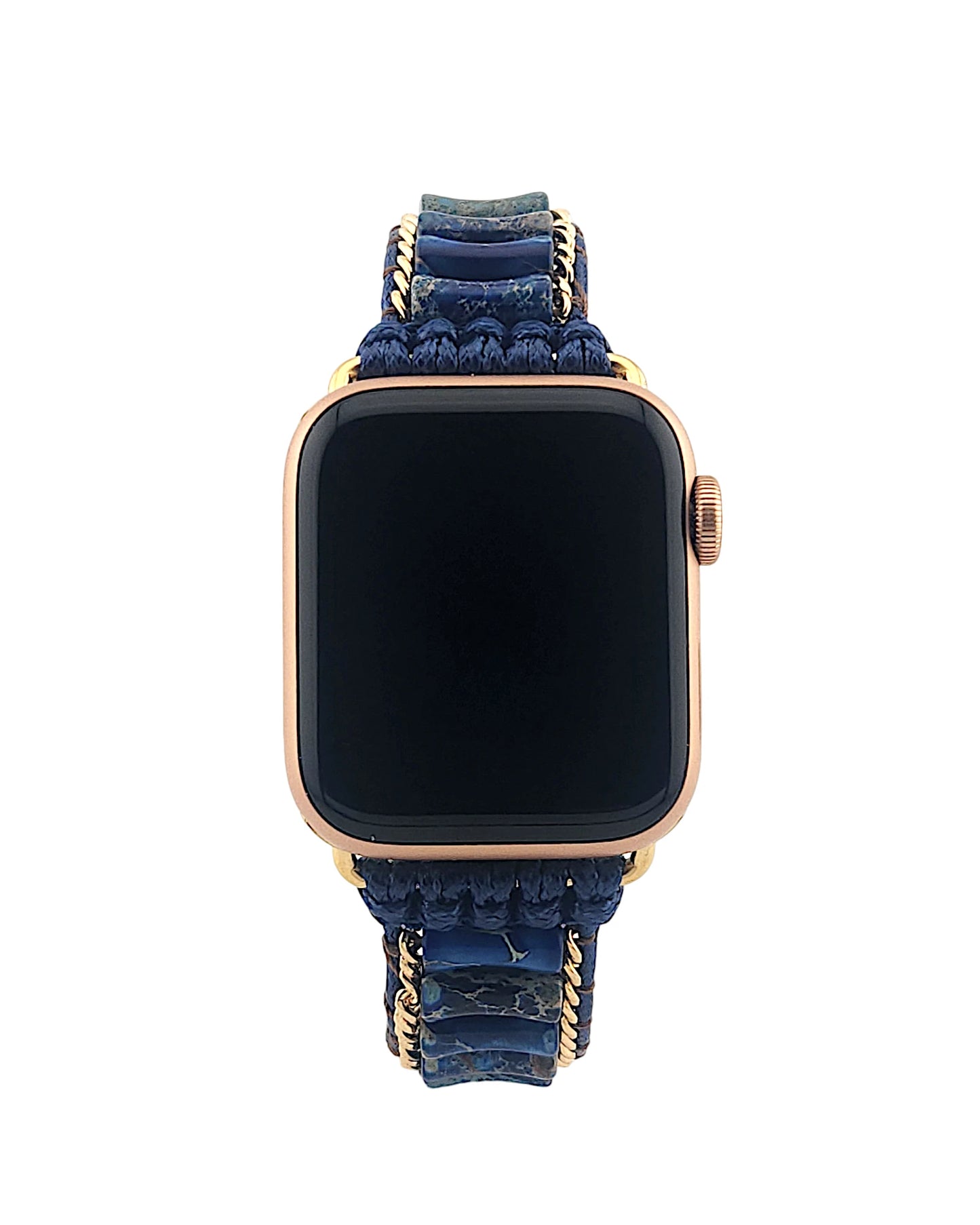 Blue Jasper Inlay Apple Watch Band