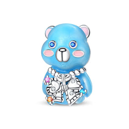 Blue Teddy Bear Charm