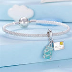 Bon Voyage Luggage and Postcard Dangle Charm