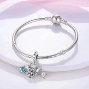 Boy & Girl Football Charm