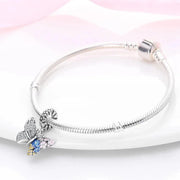 Butterfly Flower Charm