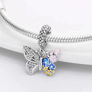 Butterfly Flower Charm
