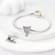 Butterfly wih Flower Charm